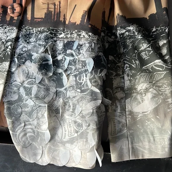 Vanessa G silk environmental statement blazer Jacket - Picture 4 of 16